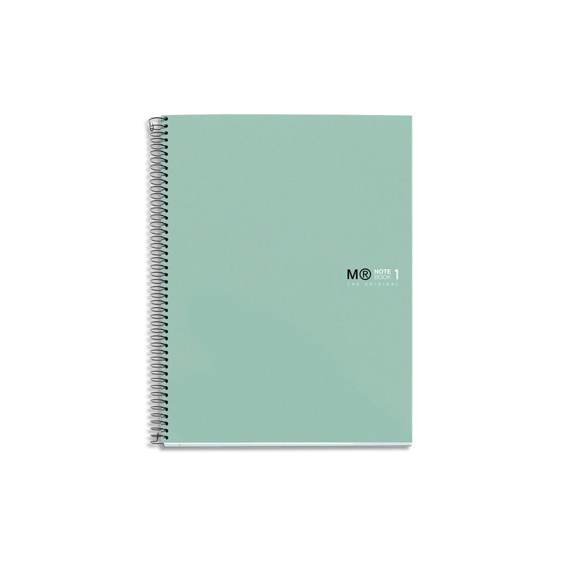 MIQUELRIUS Cahier carte spirale ORIGINAL 21x29,7cm 160 pages 90g 5x5. Coloris aquamarine