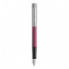 WATERMAN Allure Deluxe Plume pointe fine, capuchon, corps rose, cartouche d'encre bleue, coffret cadeau