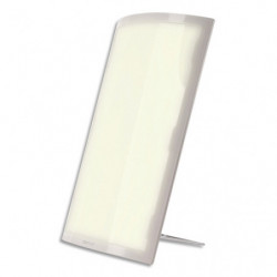 UNILUX Lampe luminothérapie DAYVIA 072 blanche. Alimentation : 72 W. Dim (l x h x p) : 35 x 56 x 9 cm.