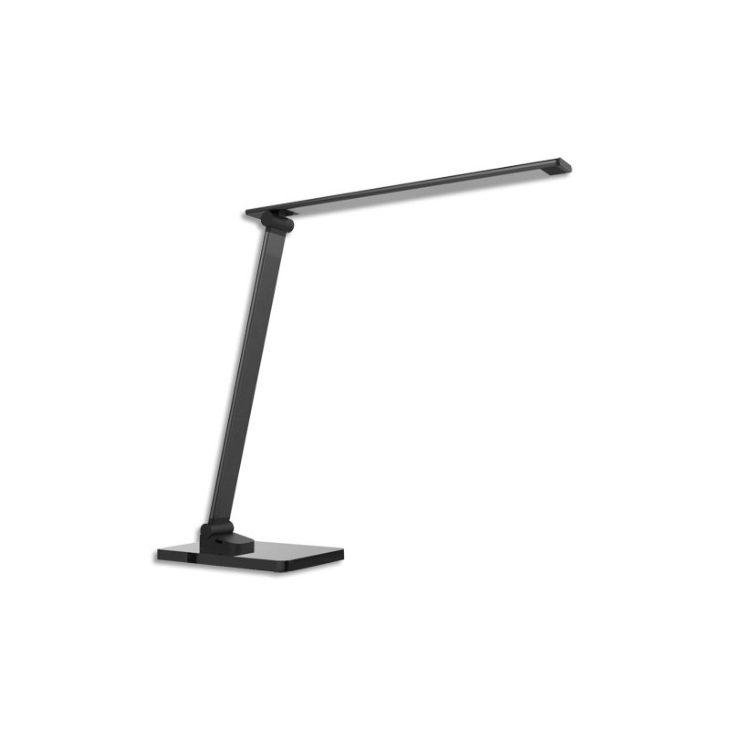 UNILUX Lampe bureau LED POPY noire Réglage intensité lumineuse et temp de couleur 50 000h 5 KWh/1000h