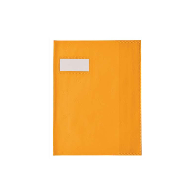 ELBA Protège-cahier opaque Grain STYL'SMS 12/100° sans rabat marque-page 24x32 Orange