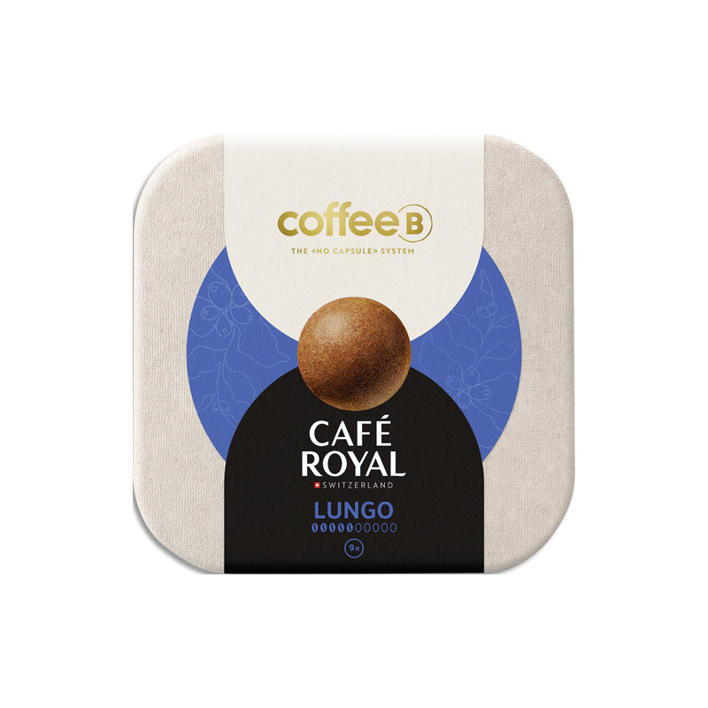 Boîte de 9 boules Coffee B par Café Royal Lungo