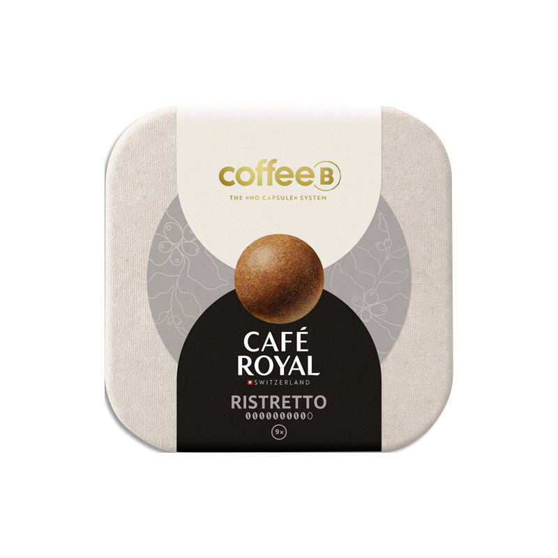 Boîte de 9 boules Coffee B par Café Royal Ristretto