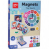 APLI KIDS Boîte de 96 magnets pour apprendre les heures