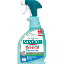 SANYTOL Spray détartrant désinfectant sanitaire 750 ml