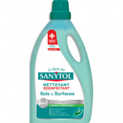 SANYTOL Nettoyant désinfectant sols et surfaces eucalyptus 5l