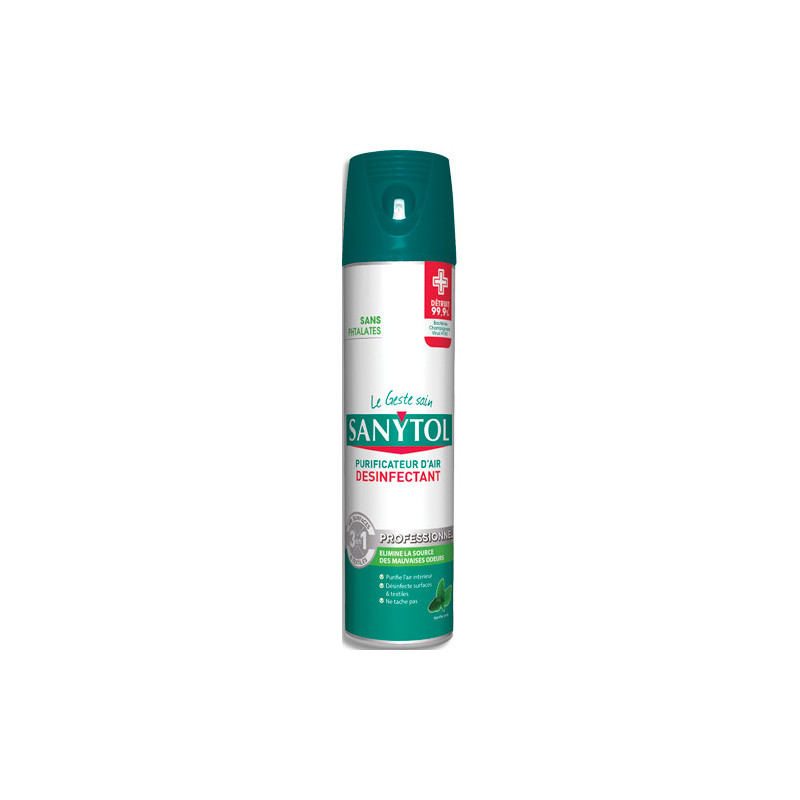 SANYTOL Purificateur d'air désinfectant surfaces et textiles 600 ml