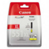 CANON Cartouche Jet d'encre Jaune 551XL 6446B001