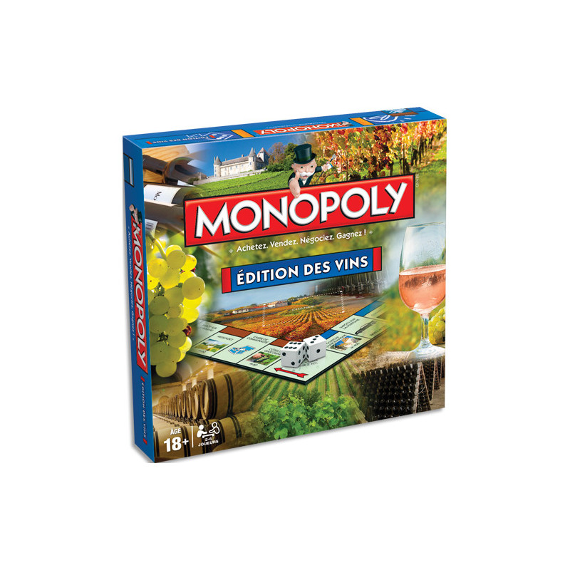 MONOPOLY Jeux de société EDITION DES VINS