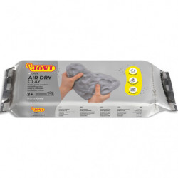 JOVI Air Dry, sachet de pâte autodurcissante 500 gr couleur gris