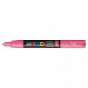 UNI POSCA Marqueur peinture. Pointe extra fine de 0,7 à 1 mm (PC1MC). Couleur rose