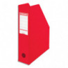 ESSELTE Porte-revues en PVC soudé 19/10e, dos de 7 cm, livré à plat. Coloris rouge