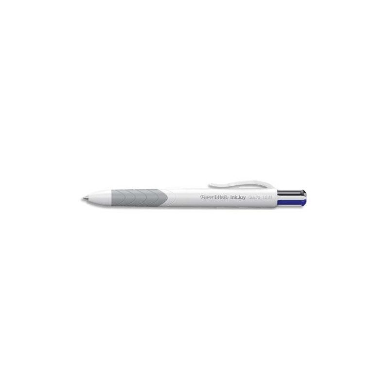 PAPERMATE Stylo bille rétractable 4 couleurs INKJOY QUATRO standard : Noir,Bleu,Rouge,vert