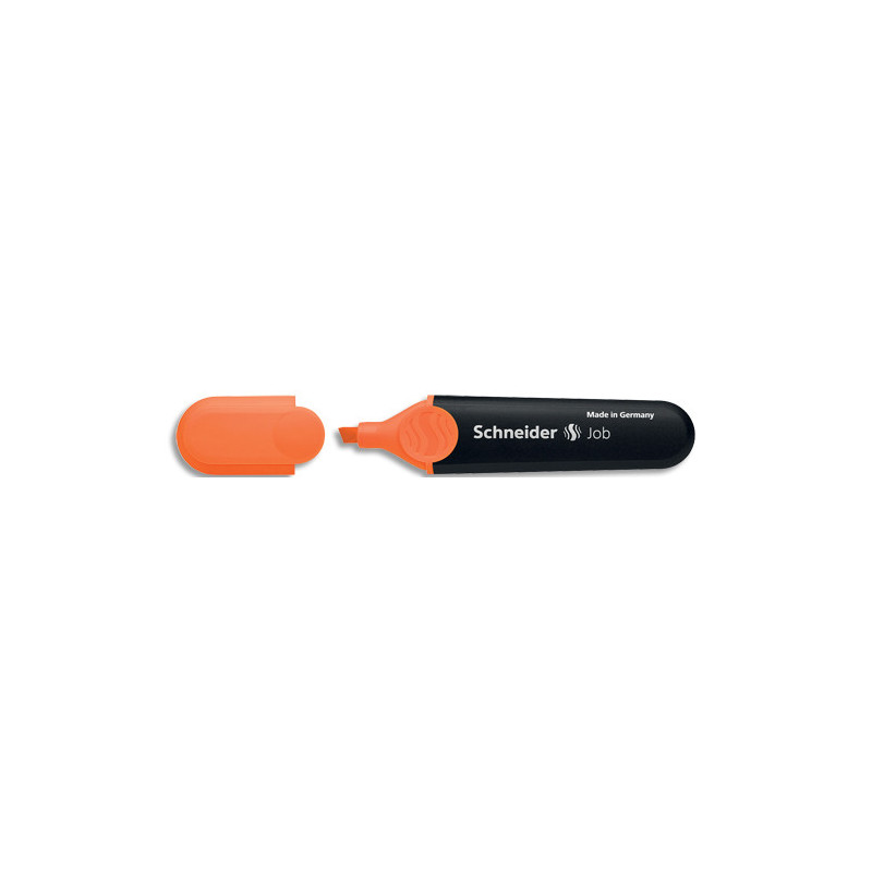 SCHNEIDER Surligneur JOB 150 (rechargeable) pointe biseautée, encre Orange