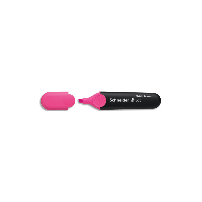 SCHNEIDER Surligneur JOB 150 (rechargeable) pointe biseautée, encre Rose