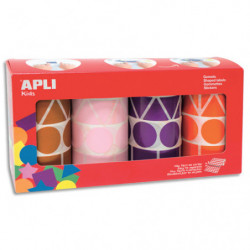 APLI Lot de 4 rouleaux de...