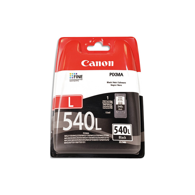 CANON Cartouche jet d'encre noire et couleur taille L PG-540L+CL-541XL 5224B007