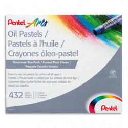 PENTEL Boîte de 432 pastels...