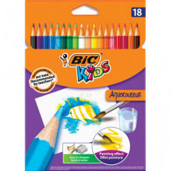 BIC Etuis de 18 crayons de...