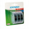 DYMO Lot de 3 rubans 9 x 3 mm Noir Glossy S0847730