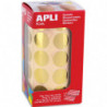AGIPA Rouleaux de gommettes rondes 20mm couleur or