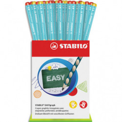 STABILO Godet x 48 crayons graphite STABILO EASYgraph S - bleu ciel