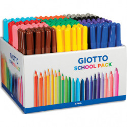 GIOTTO Turbo Color Schoolpack de 288 feutres pointe moyenne de couleurs assorties