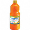 GIOTTO Flacon d'1 litre de gouache liquide de couleur orange ultra lavable