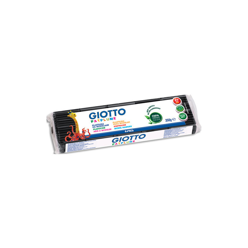 GIOTTO Pâte à modeler Patplume 350 g / Noir