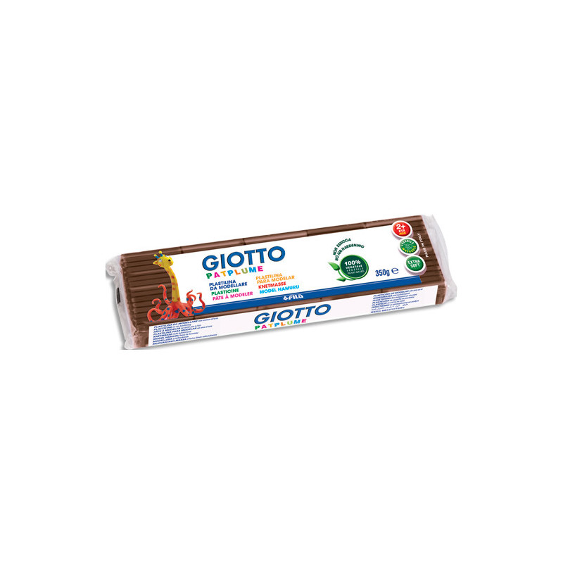 GIOTTO Pâte à modeler Patplume 350 g / Marron
