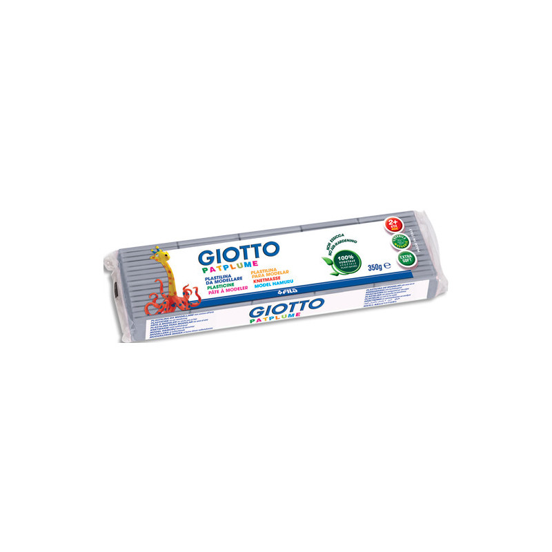 GIOTTO Pâte à modeler Patplume 350 g / Argent