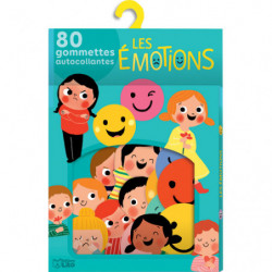 LITO DIFFUSION Boîte de 80 gommettes sur le thème des émotions. A partir de 3 ans