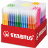 STABILO Schoolpack carton de 240 feutres de coloriage Trio A-Z, 12 coloris assortis, boîte en carton