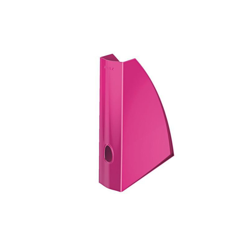 LEITZ Porte-revues Wow. Dimensions (hxp) : 31,2 x 25,8 cm. Dos de 7,5 cm. Coloris Rose