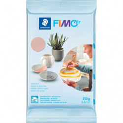 GRAINE CREATIVE Pain 250 gr FIMO AIR ROSE PALE - Simple, lisse, ne colle pas, PAS BESOIN DE CUISSON