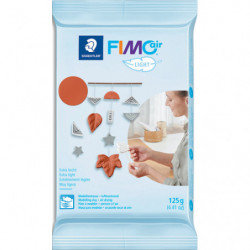 GRAINE CREATIVE Pain 125gr FIMO AIR LIGHT TERRACOTTA - Simple, lisse, ne colle pas, PAS BESOIN DE CUISSON