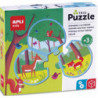 APLI KIDS Puzzle de 24 pièces trio sur le thème des animaux et leur habitat