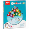 APLI KIDS Puzzle 16 pièces sur le thème des pingouins, jeu d'équilibre