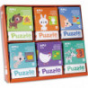 APLI KIDS Boîte de 6 Puzzle duo