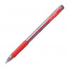 UNI-BALL Stylo bille rechargeable pointe large r&eacute;tractable encre Rouge corps avec grip LAKNOCK