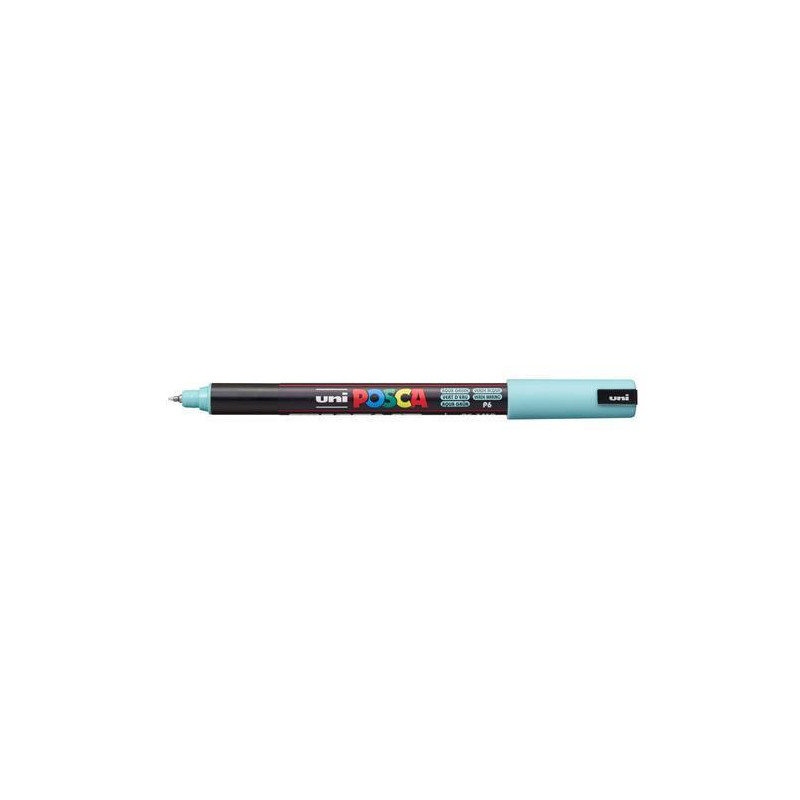 POSCA MARKER Marqueur pointe calibrée extra-fine, à base d'eau, encre à pigmentation Vert d'eau