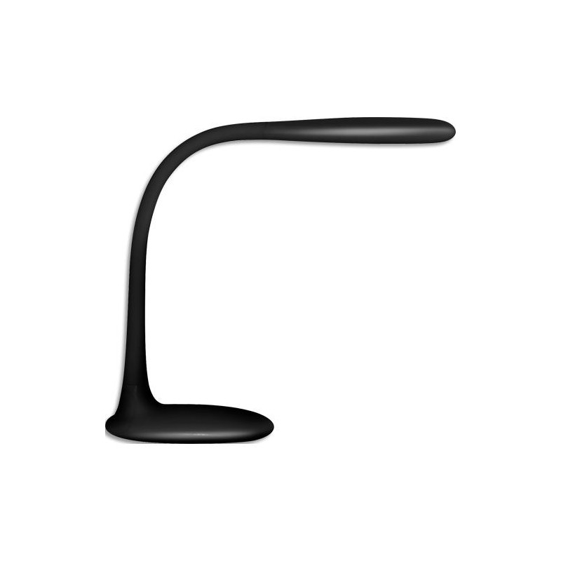 UNILUX Lampe LEDS Lucy en métal gainé élastomère, hauteur 39 cm, longueur bras 37 cm. Noir