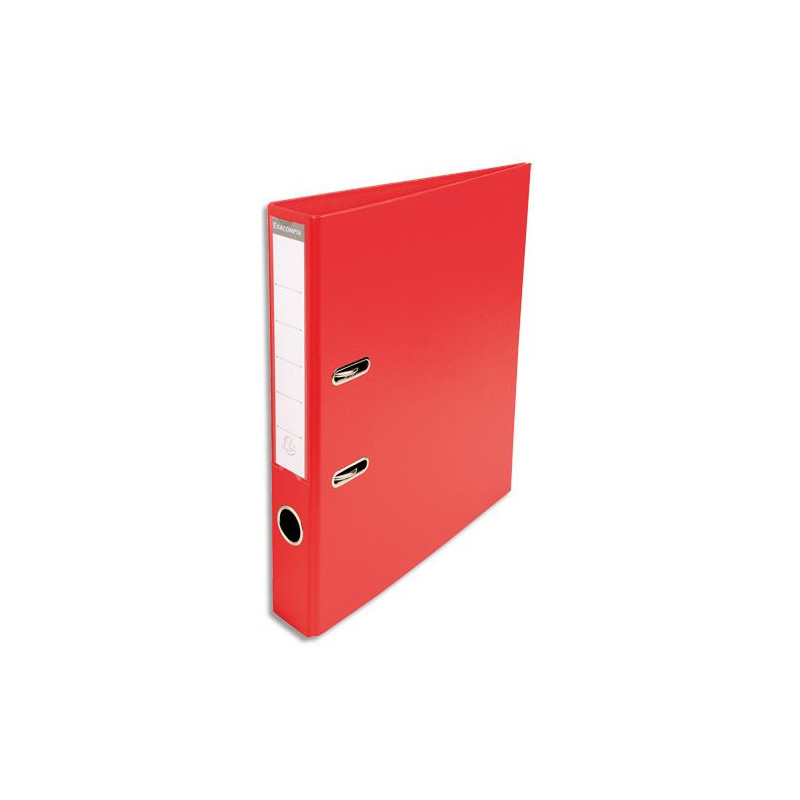 EXACOMPTA Classeur à levier PVC dos de 50mm rouge