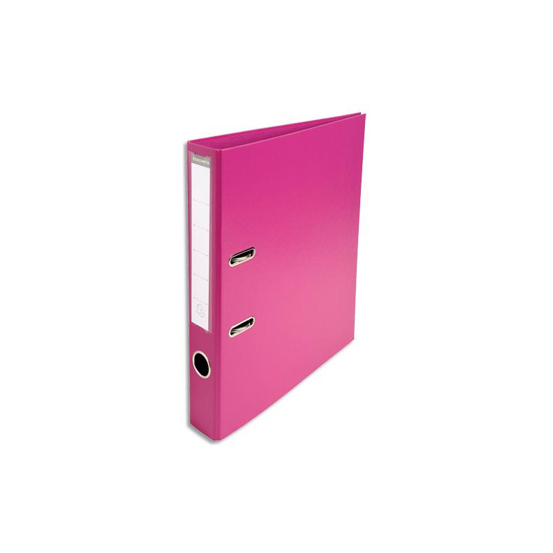 EXACOMPTA Classeur &agrave; levier PVC dos de 50mm fuchsia