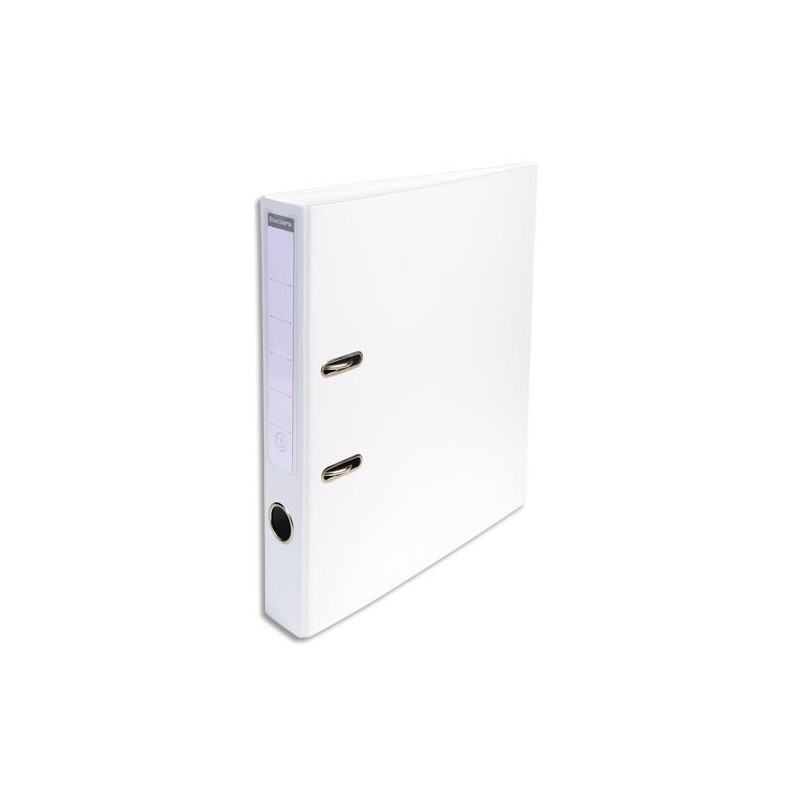 EXACOMPTA Classeur à levier PVC dos de 50mm blanc