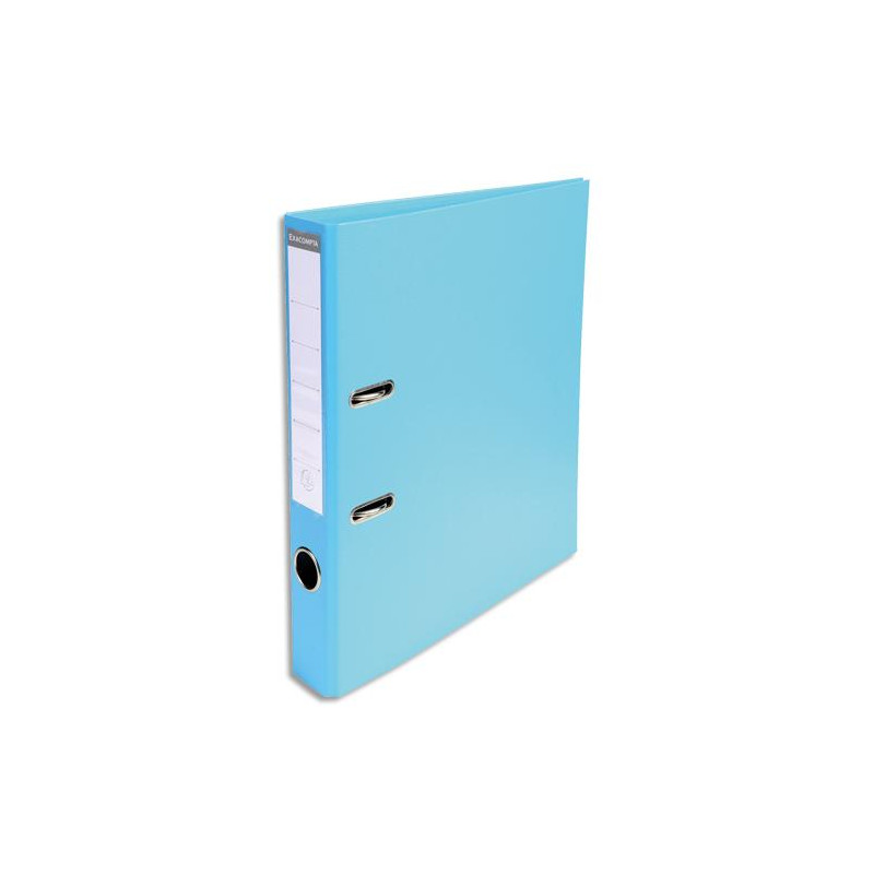 EXACOMPTA Classeur à levier PVC dos de 50mm bleu clair
