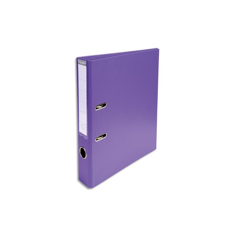 EXACOMPTA Classeur à levier PVC dos de 50mm violet