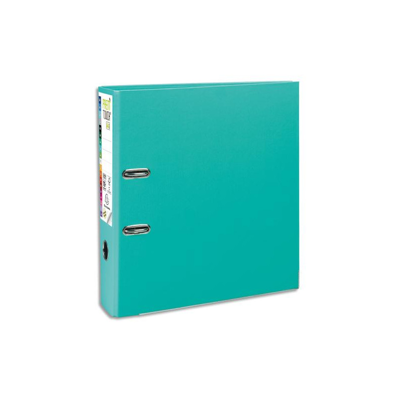 EXACOMPTA Classeur à levier en polypro PREMTOUCH dos de 8cm, coloris Vert Clair