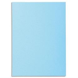 EXACOMPTA Paquet de 100 sous-chemises SUPER 60 en carte 60 grammes coloris bleu clair