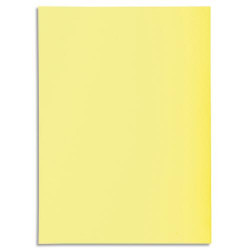 EXACOMPTA Paquet de 100 sous-chemises SUPER 60 en carte 60 grammes coloris jaune